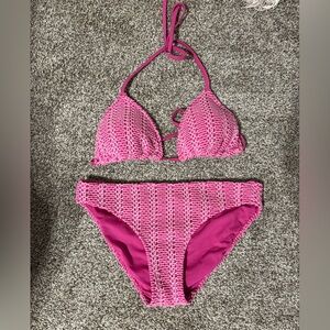 Aerie Vibrant Pink Bikini Bottom